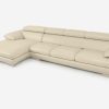 Sofa PRINCE màu trắng góc trái
