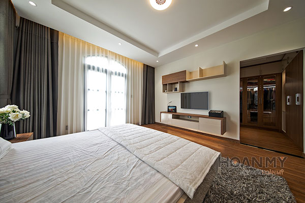 Thiết kế thi công nội thất khách sạn cao cấp cho không gian phòng ngủ
