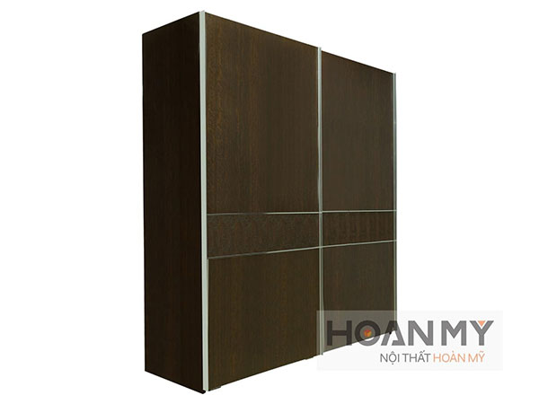 Tủ quần áo gỗ 2 cánh lùa tiết kiệm không gian