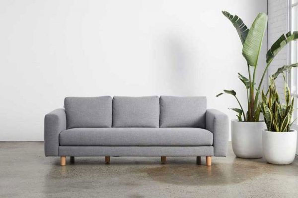 Sofa nỉ phù hợp với đa dạng phong cách thiết kế nội thất trong gia đình
