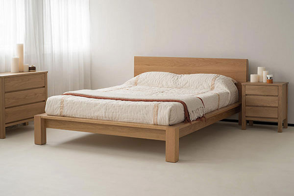 Lưu ý đến chiều cao giường khi lựa chọn kích thước tủ táp đầu giường