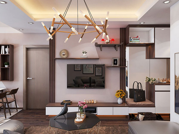 Diện tích không gian là một trong những yếu tố quyết định giá thiết kế nội thất chung cư 70m2 Diện tích không gian là một trong những yếu tố quyết định giá thiết kế nội thất chung cư 70m2