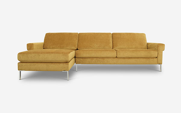 Mẫu Sofa góc nỉ giá rẻ thiết kế ấn tượng