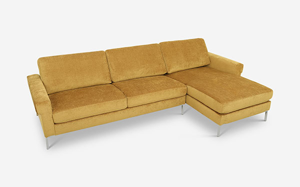 Giá thành hợp lý, phong cách đa dạng là một trong những lý do sofa góc nỉ được yêu thích nhất